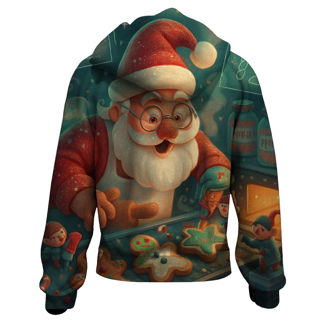 Santas Cookie Lab designer hoodies