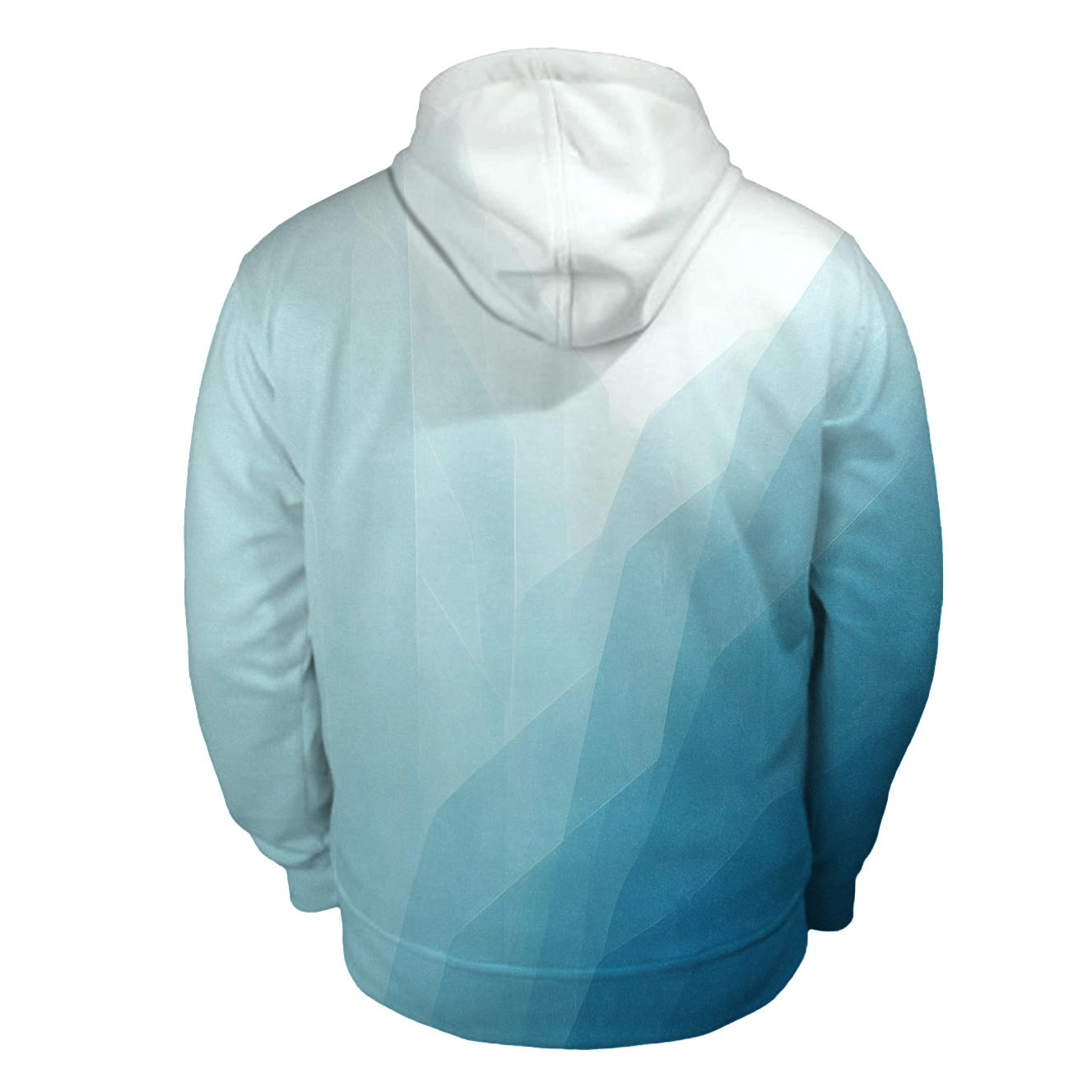 Glacier Blue Transition heavyweight hoodies
