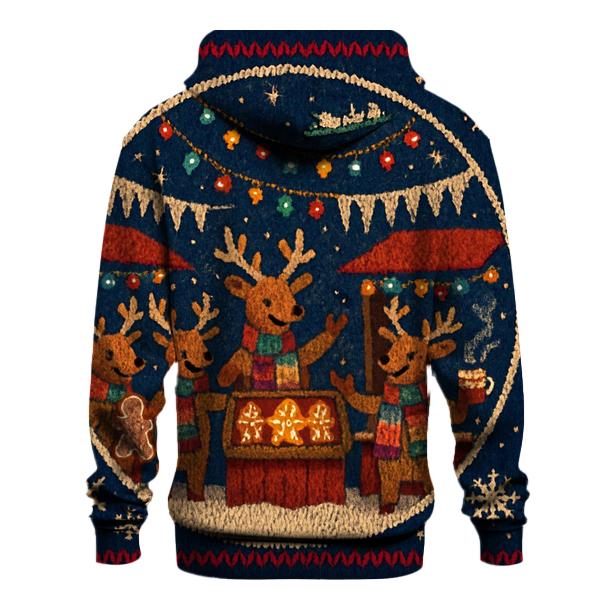 Reindeer Night Market custom hoodies