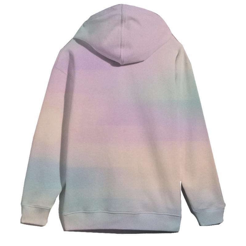Pastel Mirage printed hoodies