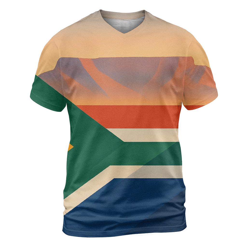 Rainbow Nation Mosaic designer pattern shirts