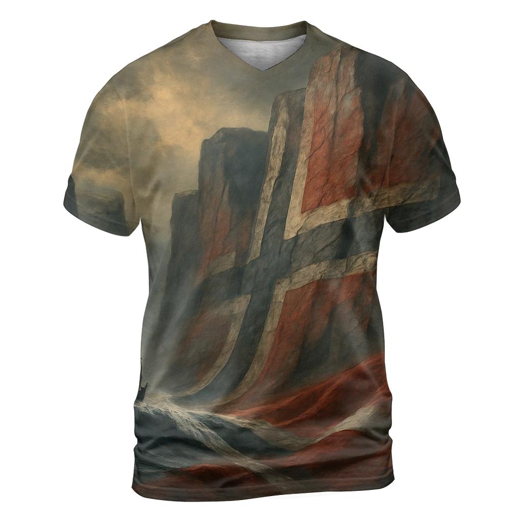 Nordic Storm Banner statement graphic shirts