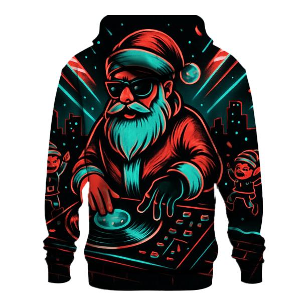Neon Claus Street Beat premium hoodies