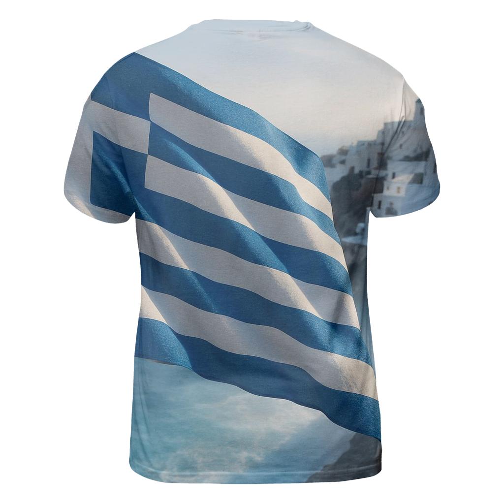Aegean Flag Tide custom all-over print shirts