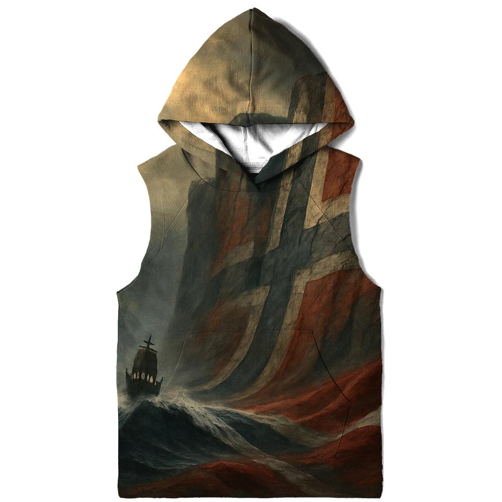 Nordic Storm Banner embroidered hoodies