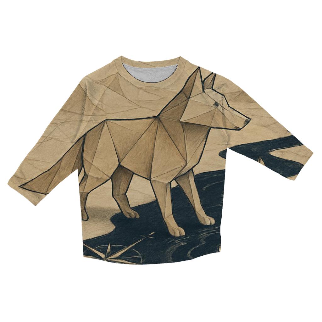 Origami Wolf Navigator stylish quarter sleeve tops
