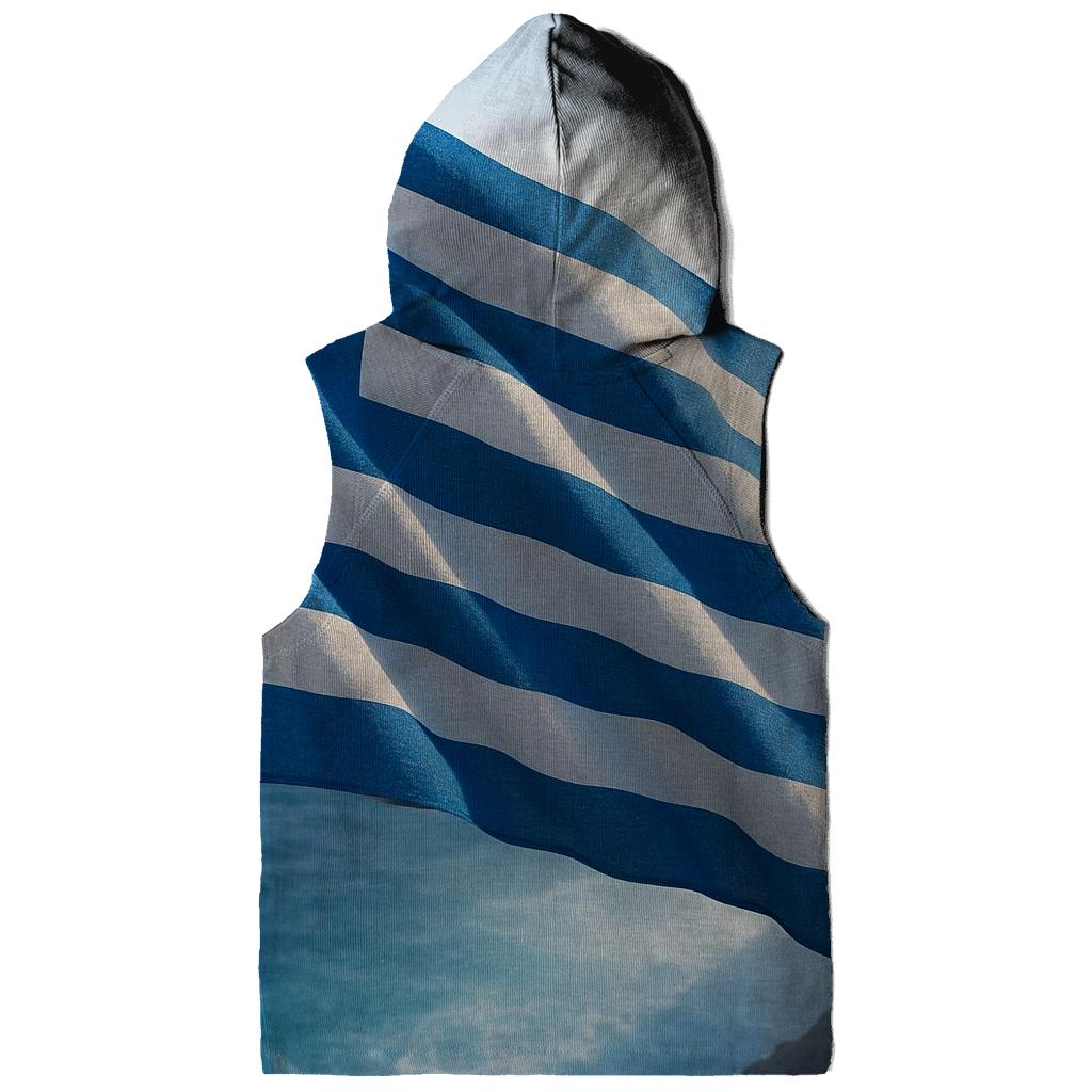 Aegean Flag Tide embroidered hoodies