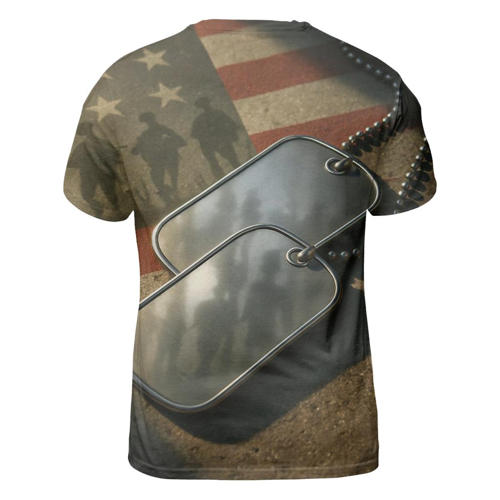 Dog Tags At High Noon designer pattern shirts