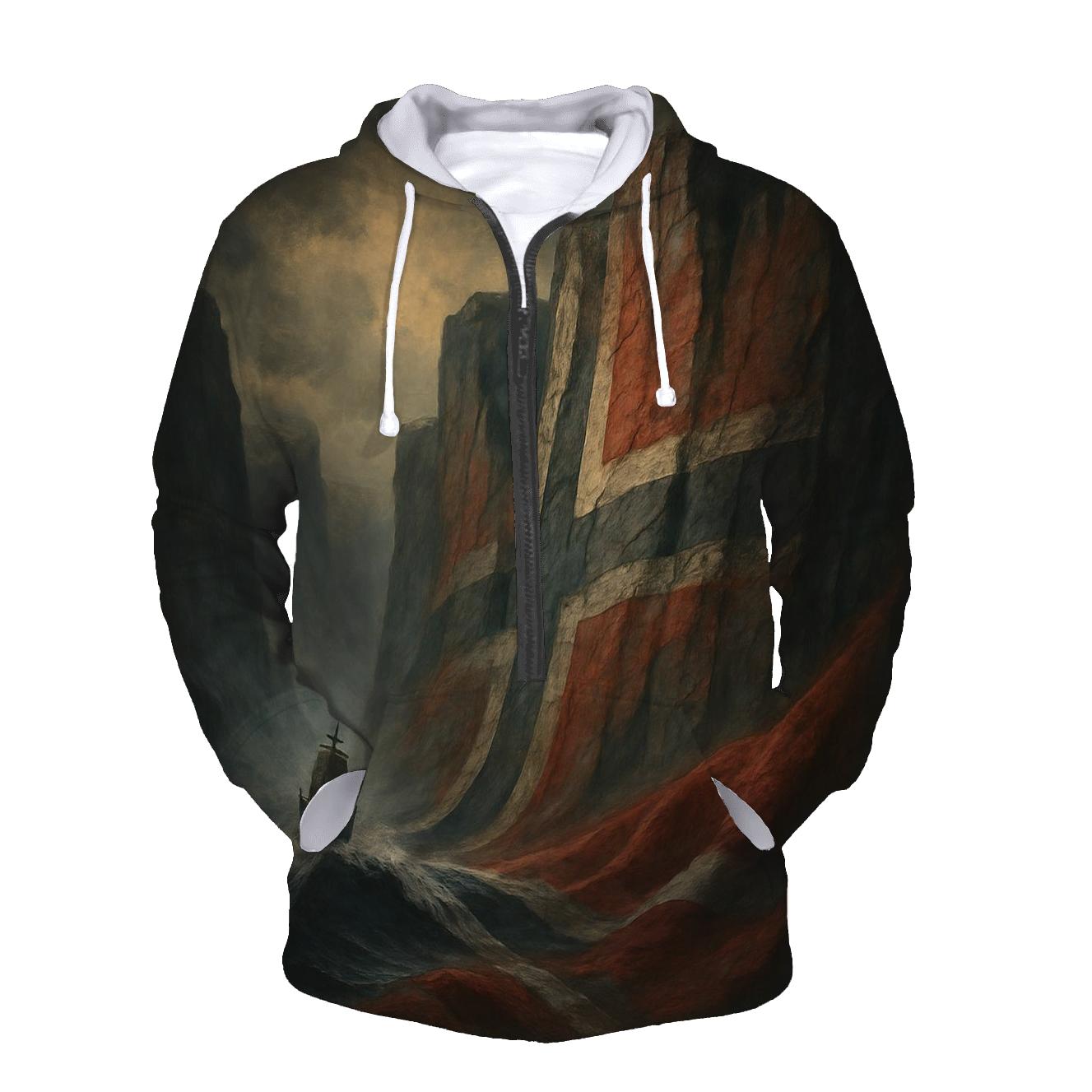 Nordic Storm Banner zip-up hoodies