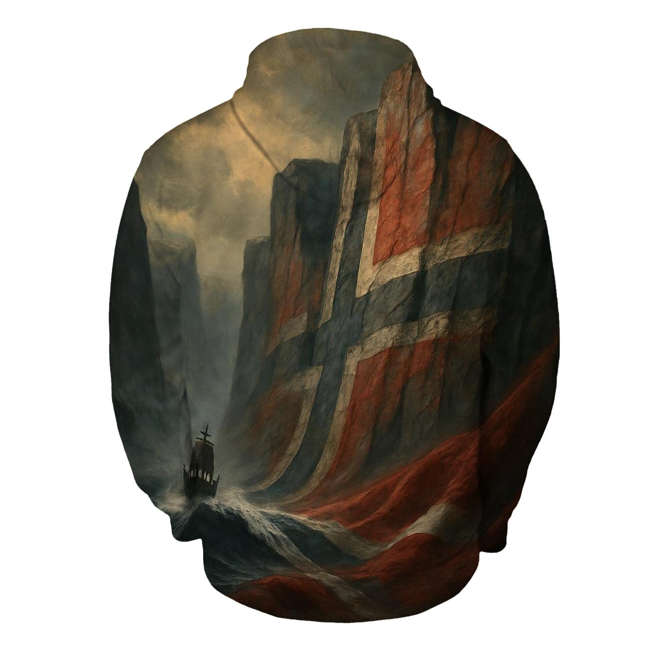 Nordic Storm Banner zip-up hoodies