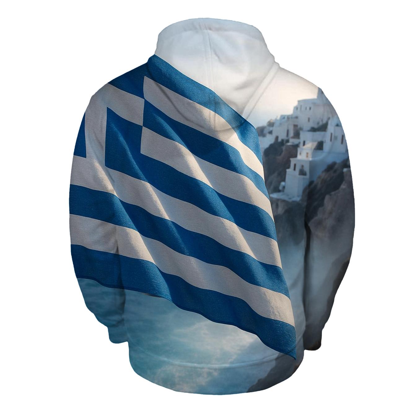 Aegean Flag Tide premium hoodies