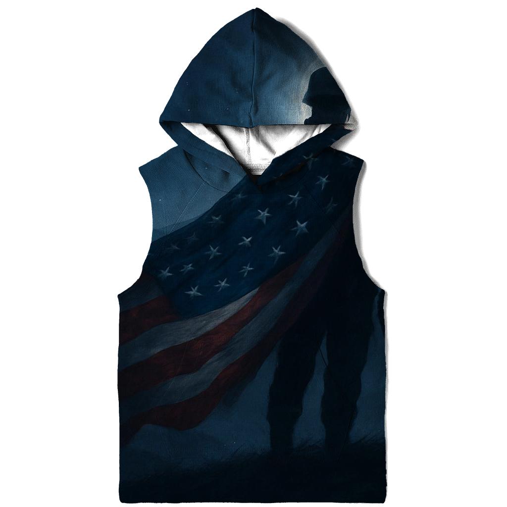 Midnight Sentinel Flag custom hoodies