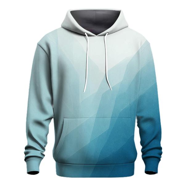 Glacier Blue Transition printed hoodies