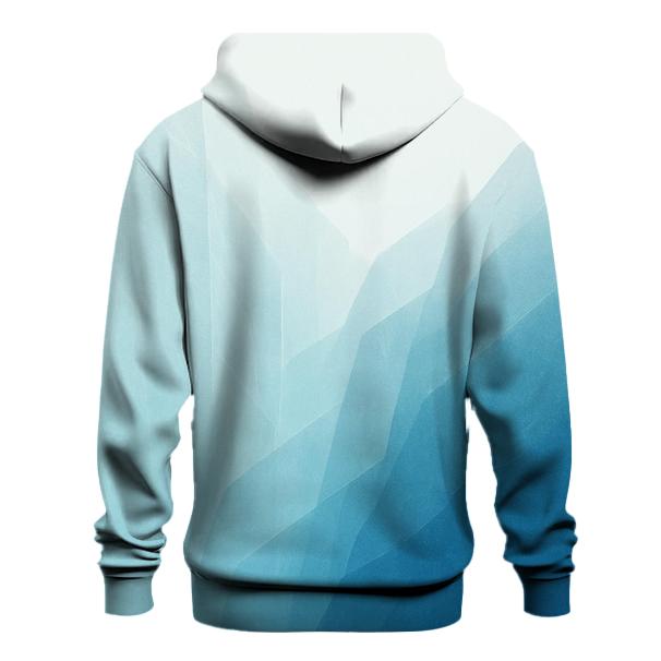 Glacier Blue Transition printed hoodies