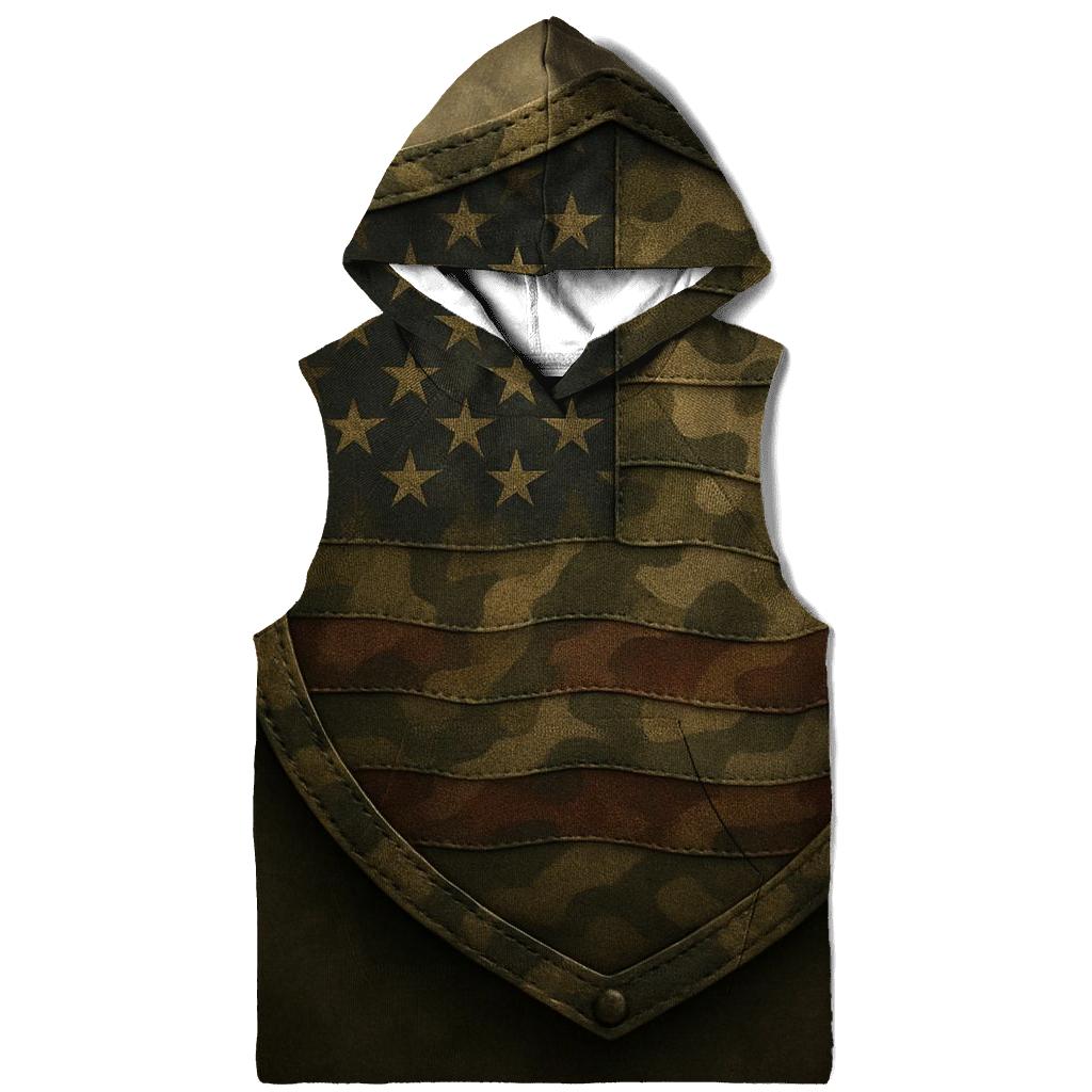 Camouflage Flag Fusion custom hoodies