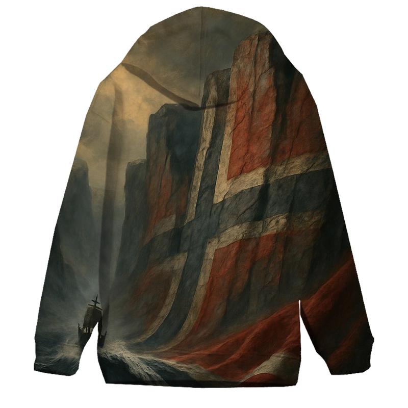 Nordic Storm Banner pullover hoodies