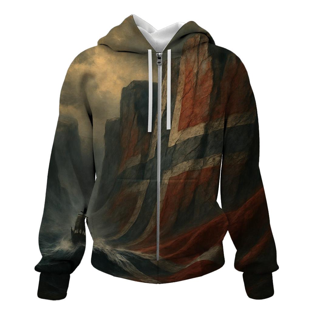 Nordic Storm Banner pullover hoodies