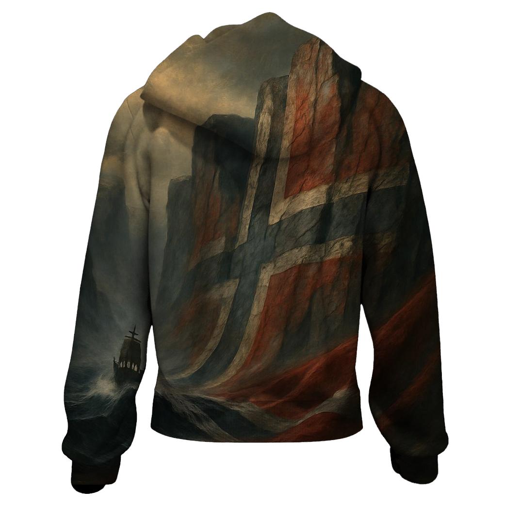 Nordic Storm Banner pullover hoodies