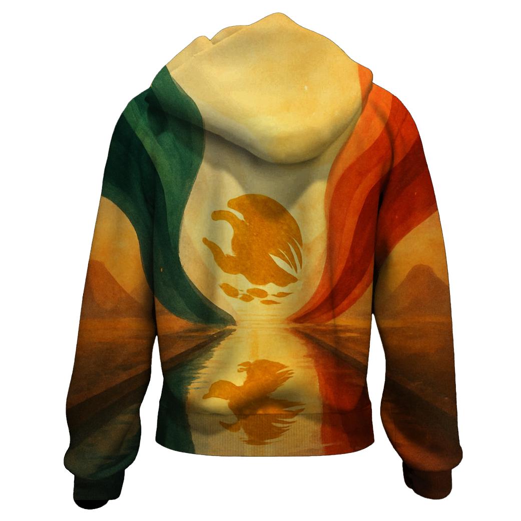 Aztec Sun Reflection lightweight hoodies