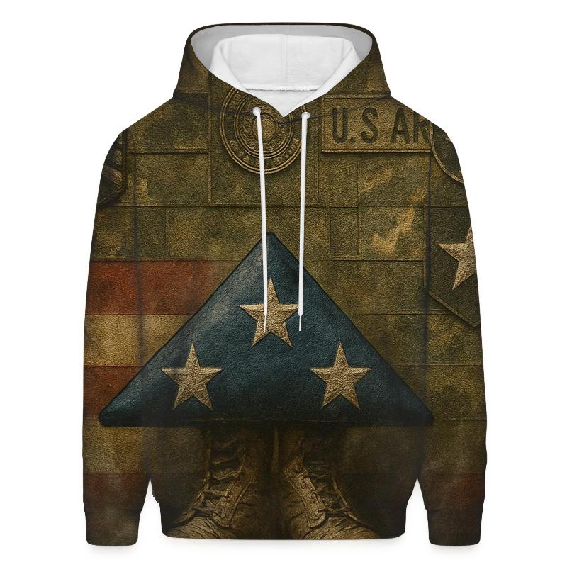 Fallen Heroes Patchwork lightweight hoodies