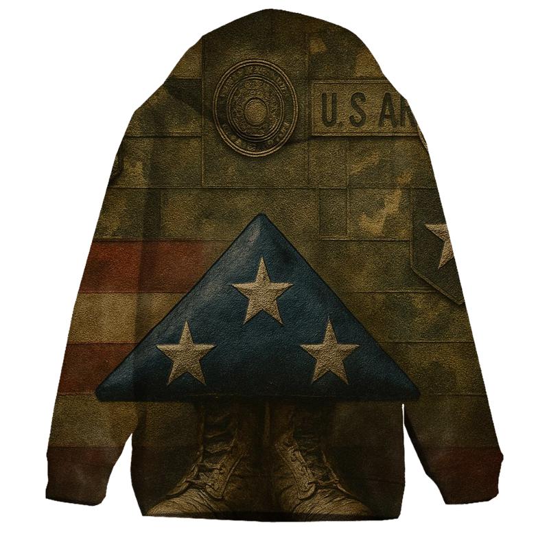Fallen Heroes Patchwork lightweight hoodies