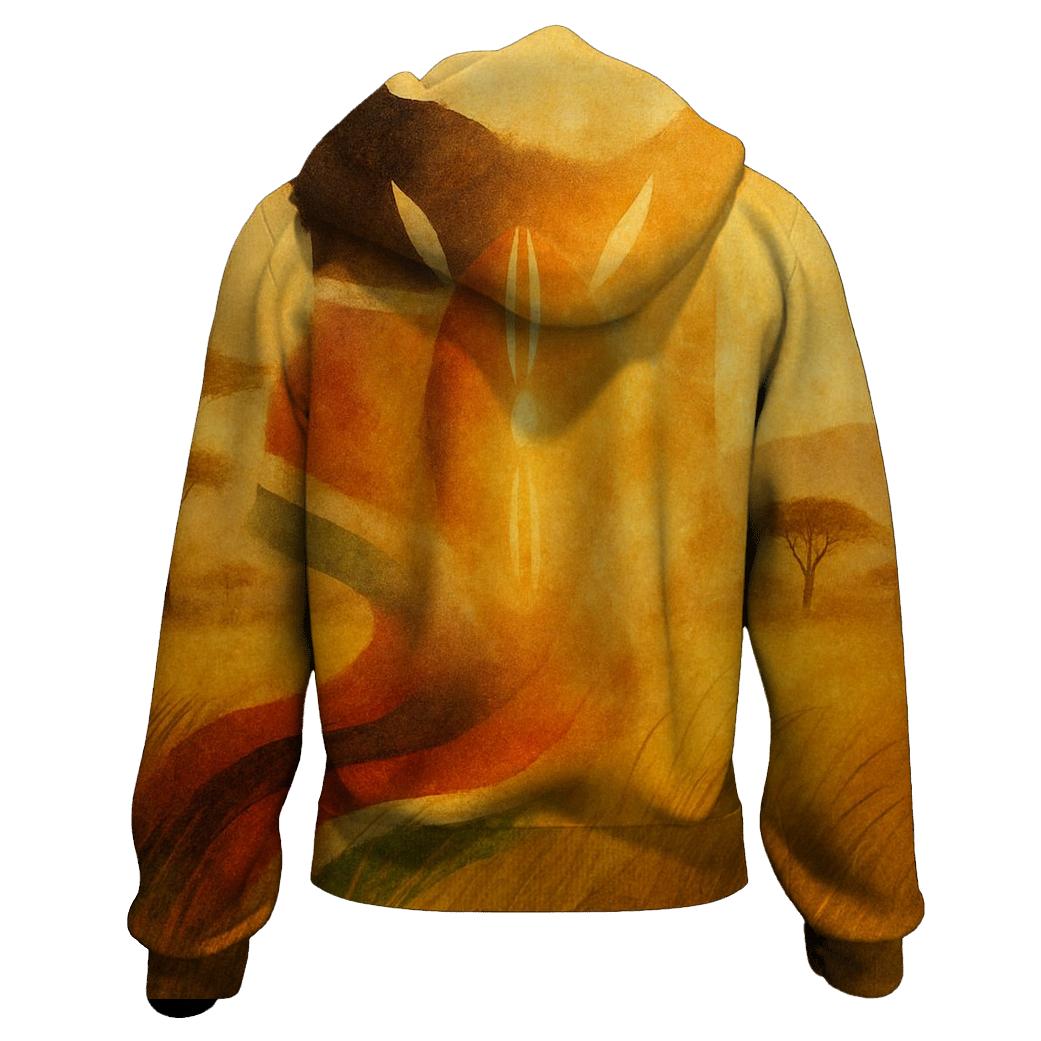 Savanna Rhythm Flag lightweight hoodies