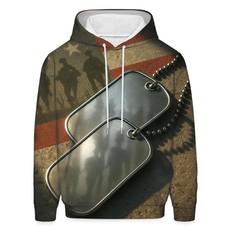 Dog Tags At High Noon lightweight hoodies