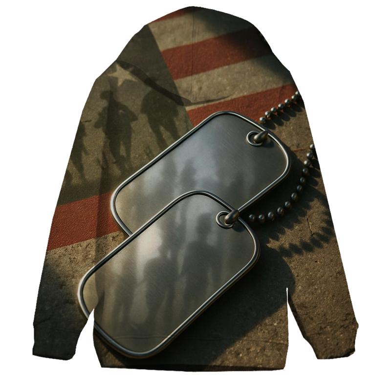 Dog Tags At High Noon lightweight hoodies