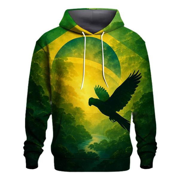 Amazonian Canopy Flag zip-up hoodies
