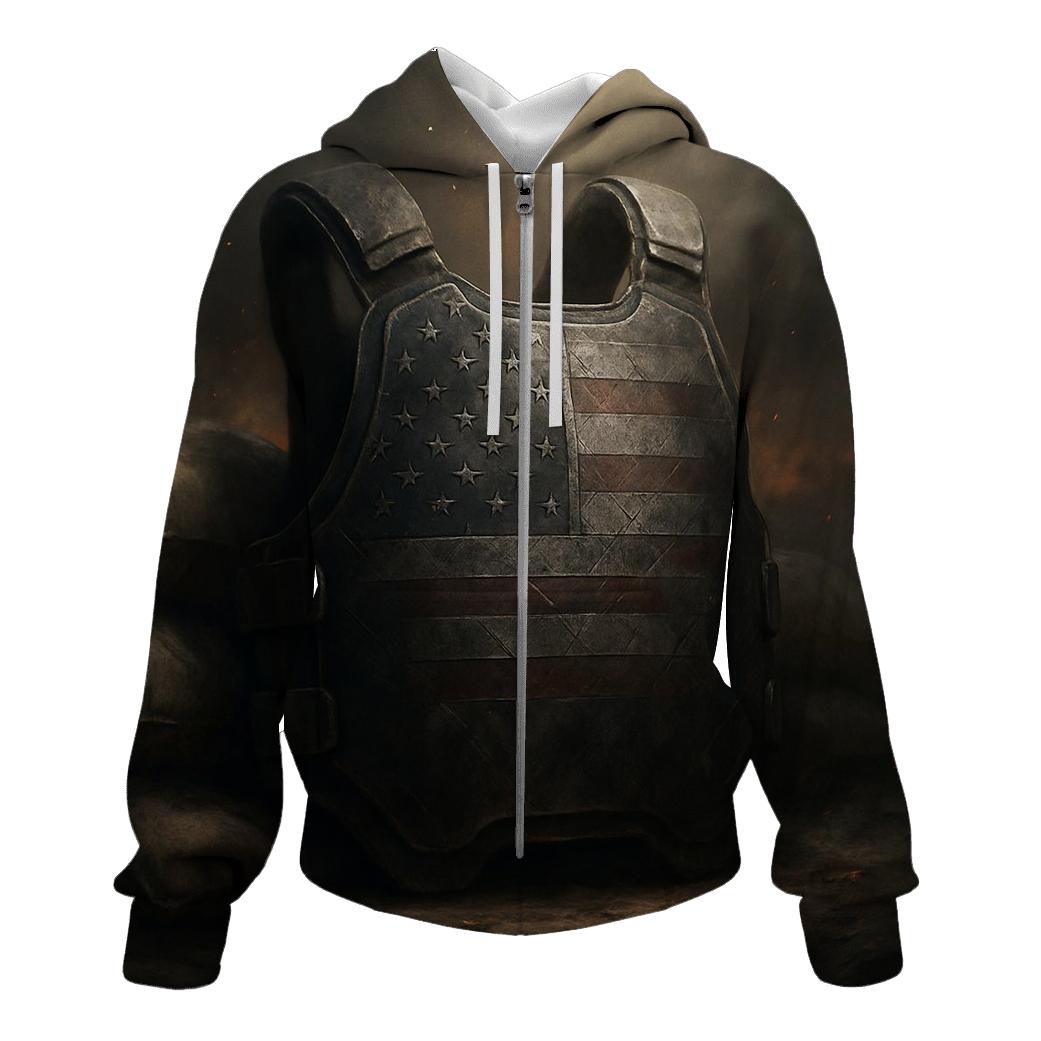Armor Of Memory zip-up hoodies
