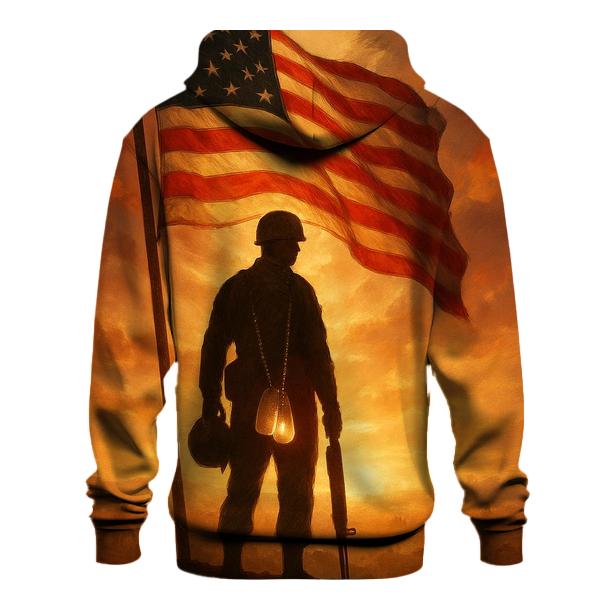 Dawn Sentinel Flag pullover hoodies