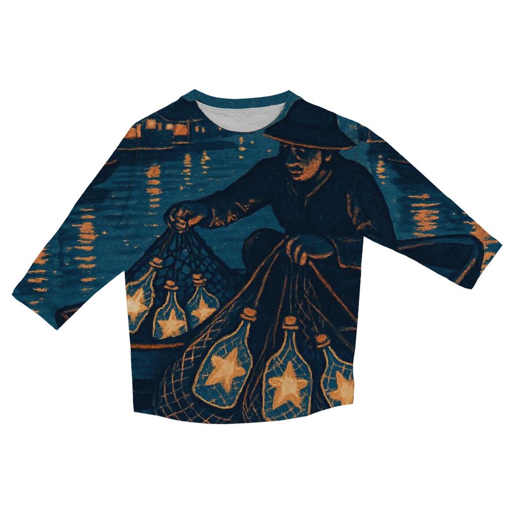 Starfisher Market Boat designer 3/4 sleeve blouses