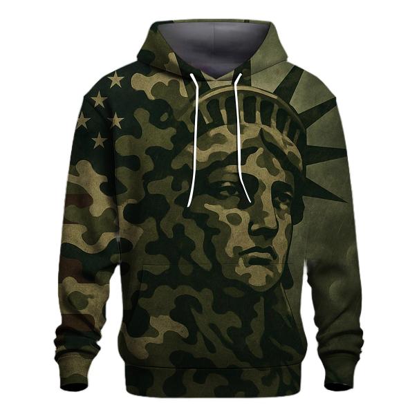 Camouflage Liberty Merge printed hoodies