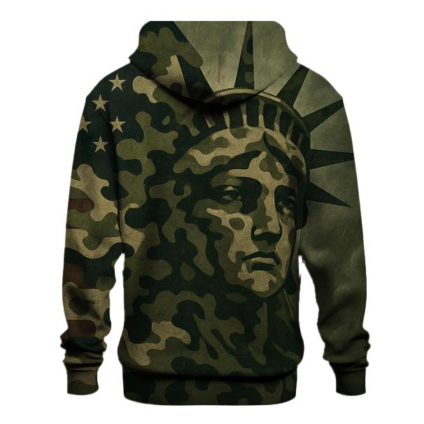 Camouflage Liberty Merge printed hoodies