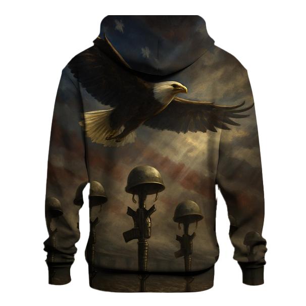 Eagle Over Quiet Watch custom hoodies