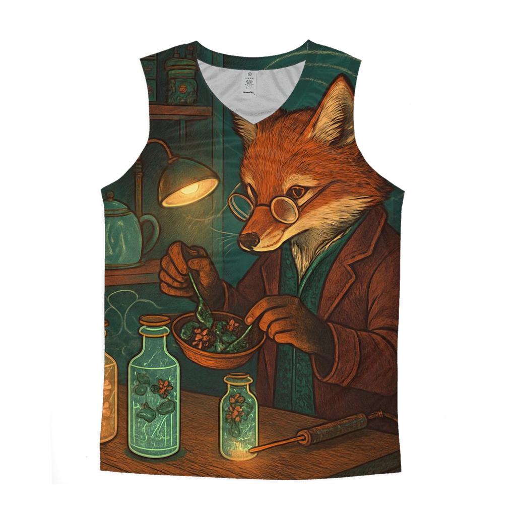 Circuit Fox Tea Alchemist graphic print tank tops