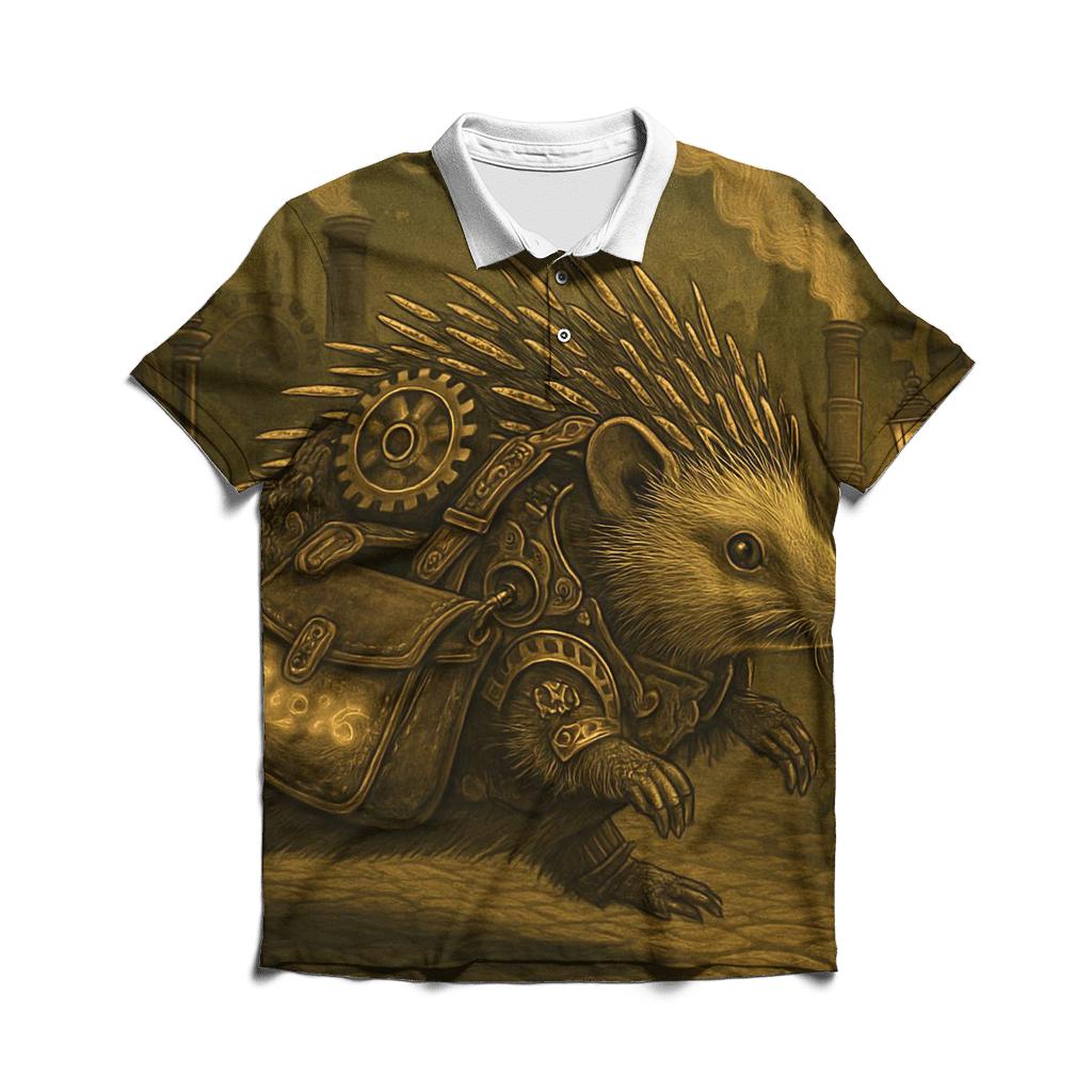 Sprocket Hedgehog Courier branded logo polo shirts