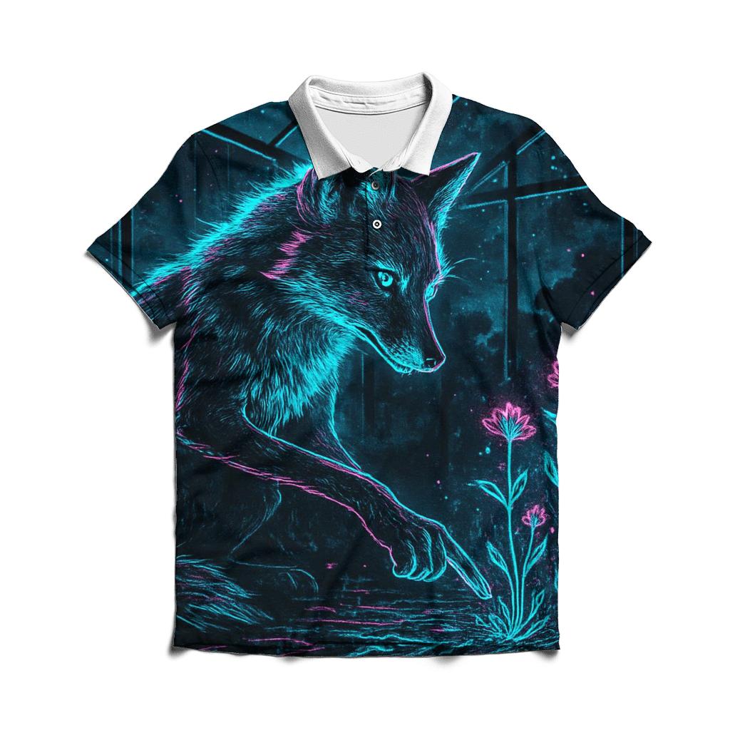 Hologram Botanist Fox designer slim fit polos