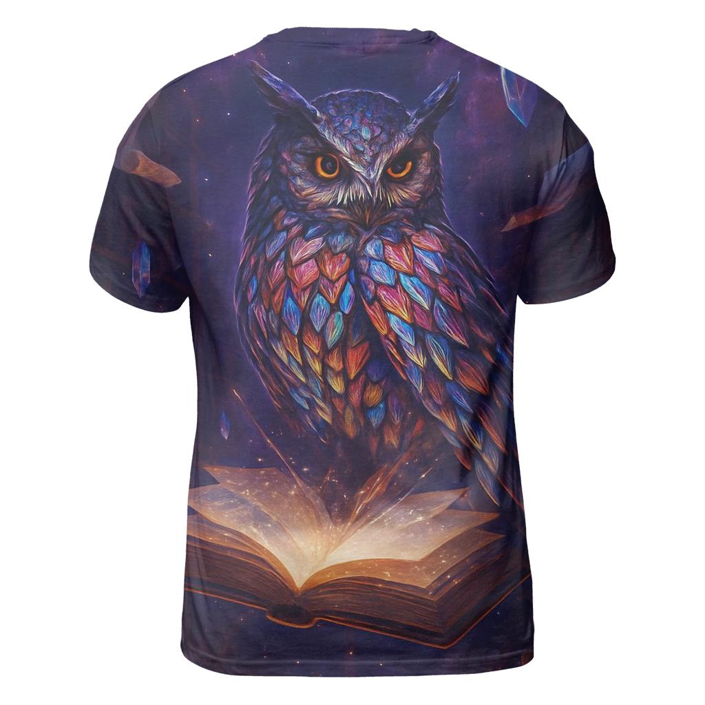 Chromatic Owl Librarian creative print fashion shirts