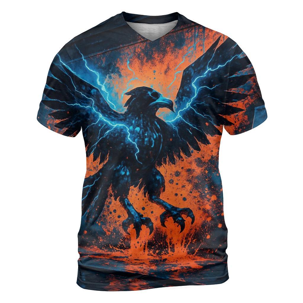 Thunderbird Street Painter artistic all-over print tops
