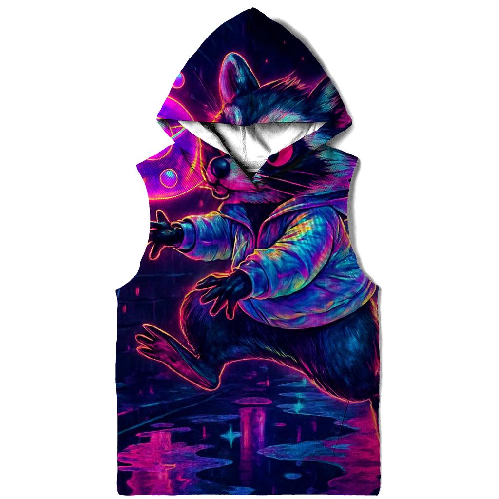 Bubblegum Cyber Raccoon hoodie trends