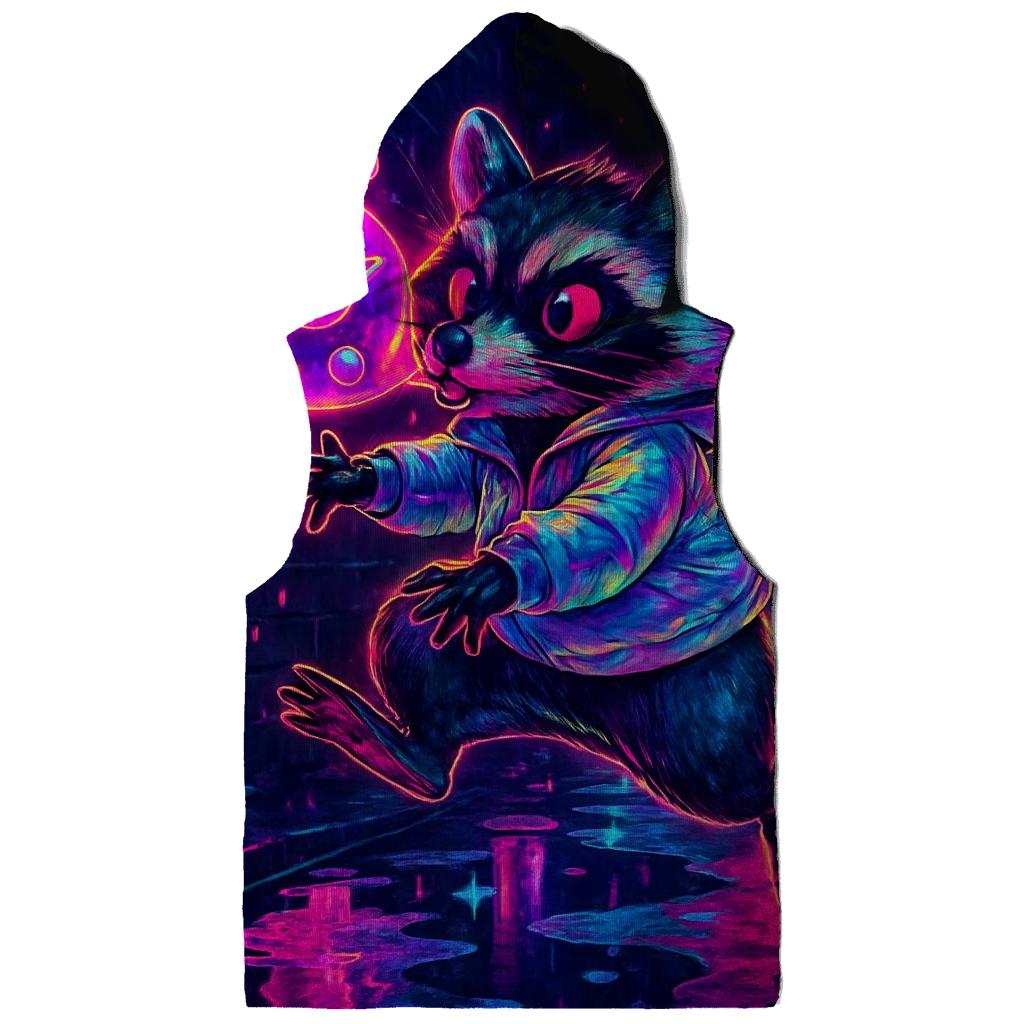 Bubblegum Cyber Raccoon hoodie trends