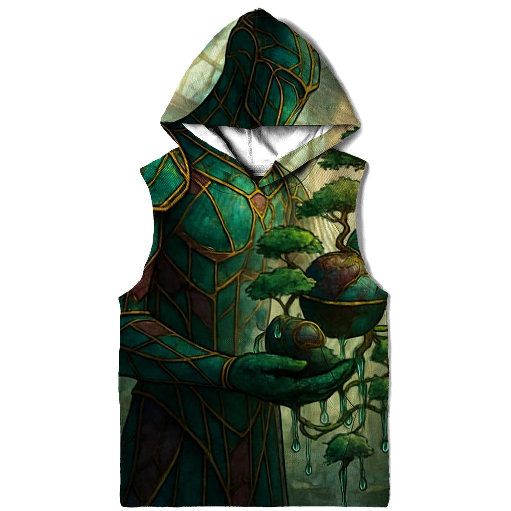 Glass Garden Sentinel printed hoodies