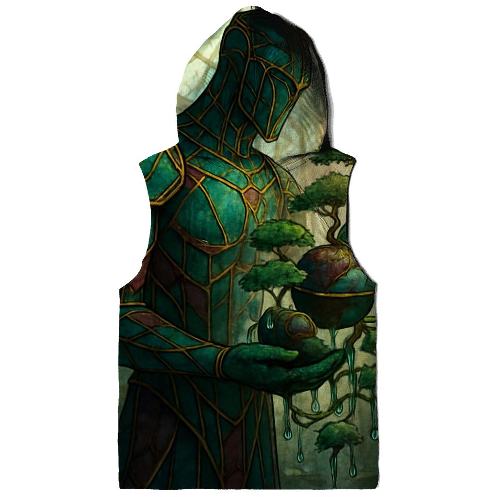Glass Garden Sentinel printed hoodies