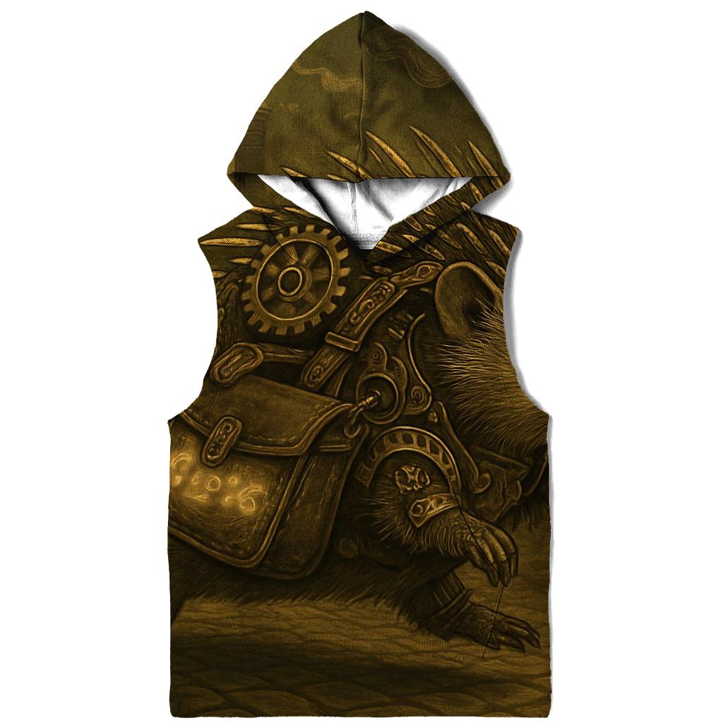 Sprocket Hedgehog Courier printed hoodies