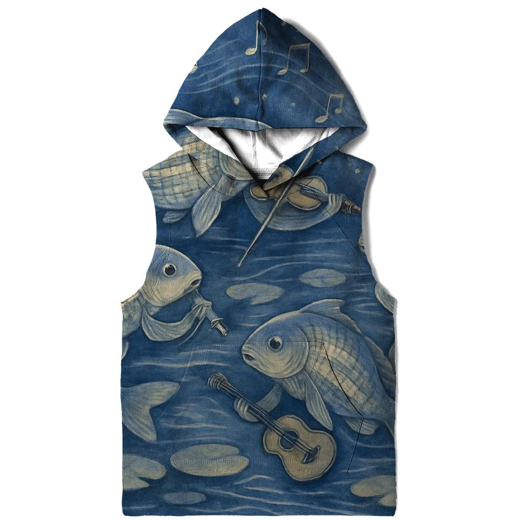 Moonlight Koi Orchestra zip-up hoodies