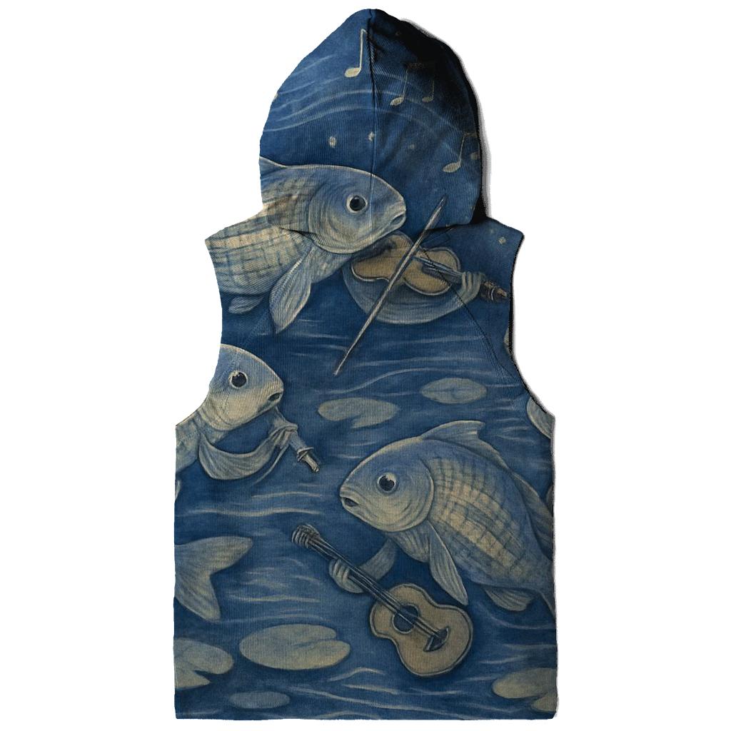 Moonlight Koi Orchestra zip-up hoodies