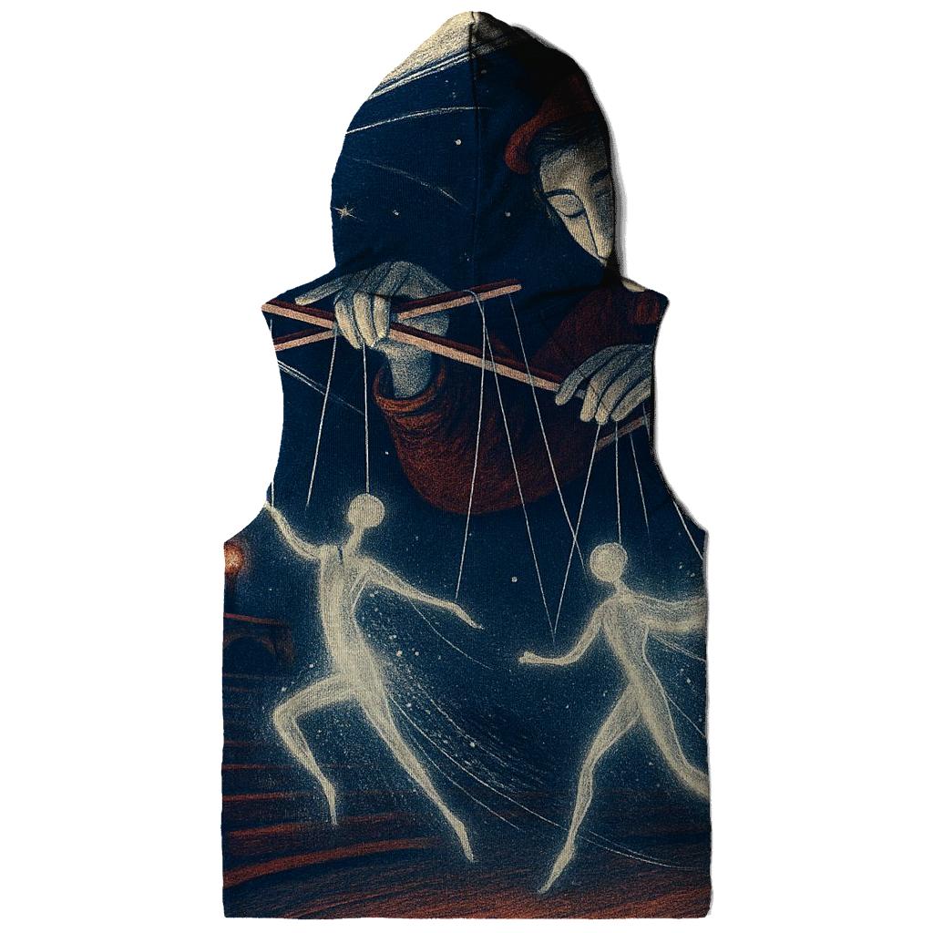 Comet Tail Puppeteer printed hoodies