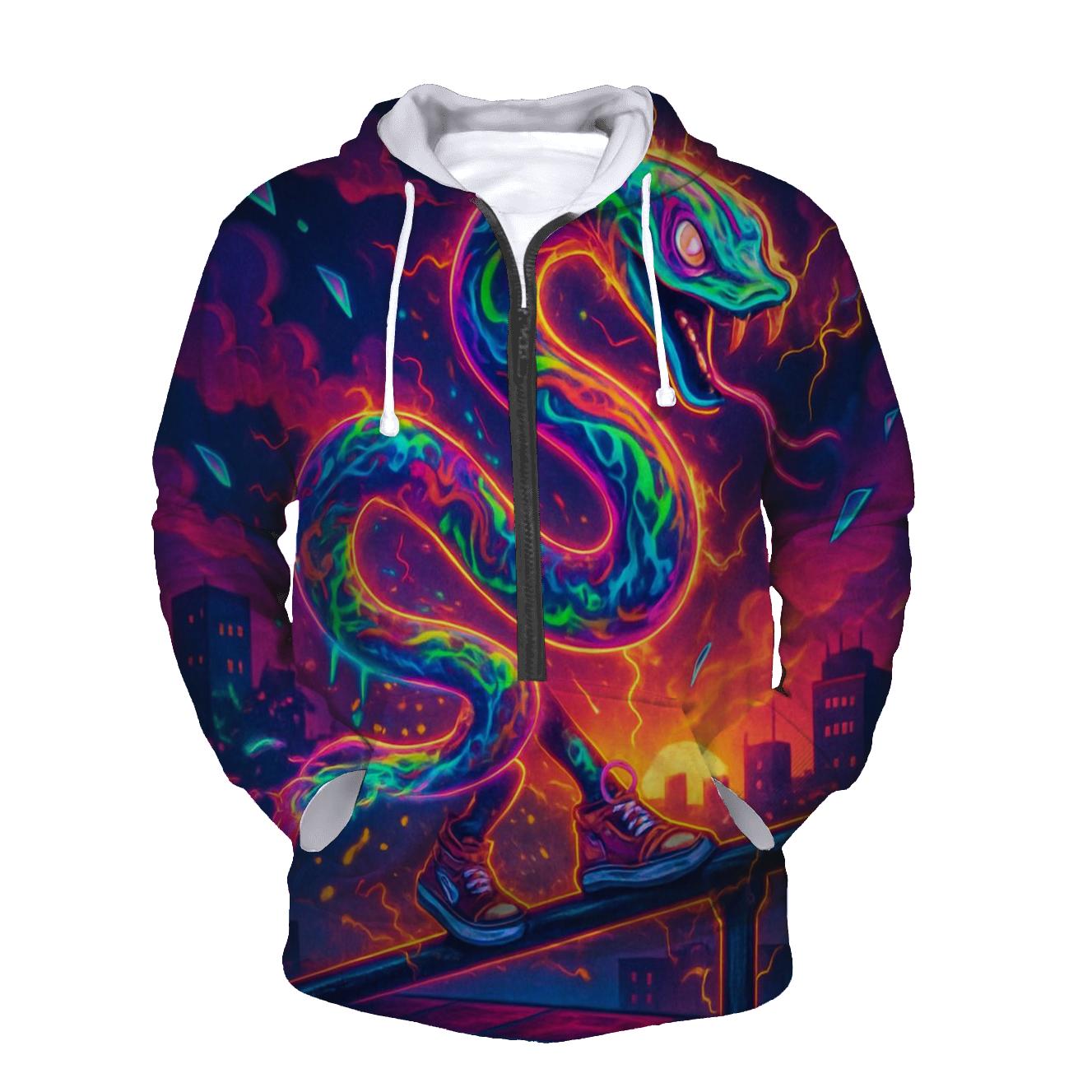 Neon Skate Serpent hoodie trends