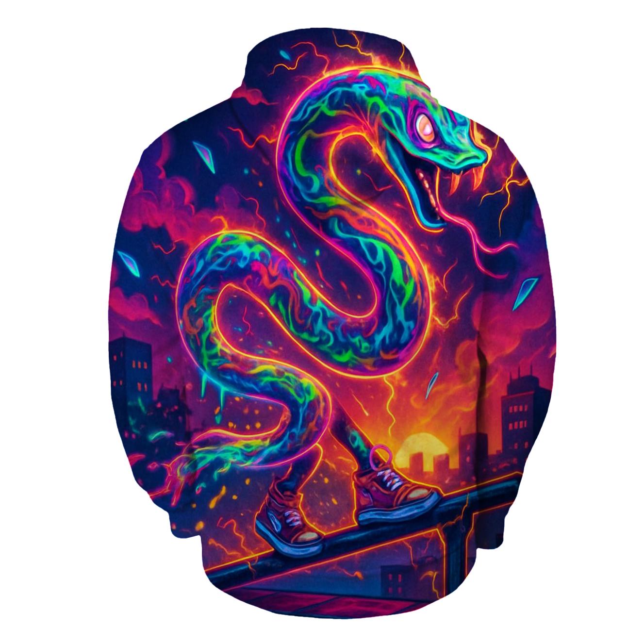 Neon Skate Serpent hoodie trends